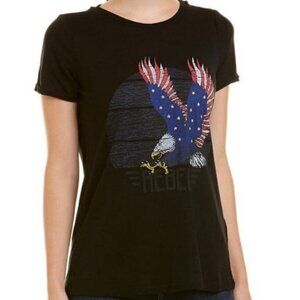 Revolve Bardot Eagle Rock Short Sleeve Tee Linen Size XS‎ Graphic T-Shirt Boho